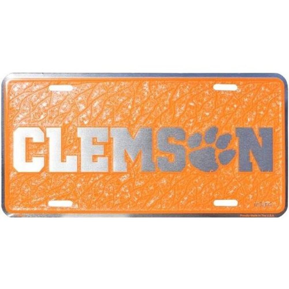 Clemson Tigers NCAA Mosaic License Plate